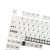 GamaKay 138 Keys Transparent Keycaps Set PC KCA Profile Keycaps