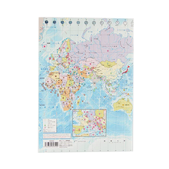 B5ノート 世界地図