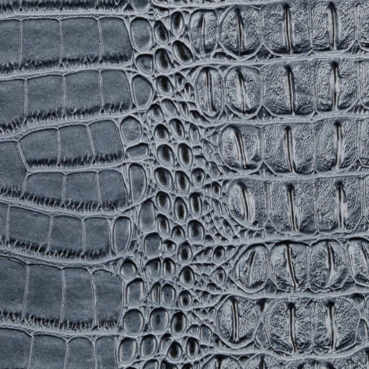 Gator Upholstery Vinyl Fabric - Sold By The Yard. Blue