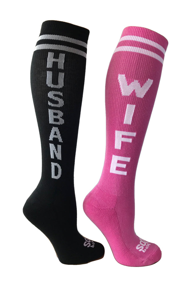 pink knee high athletic socks