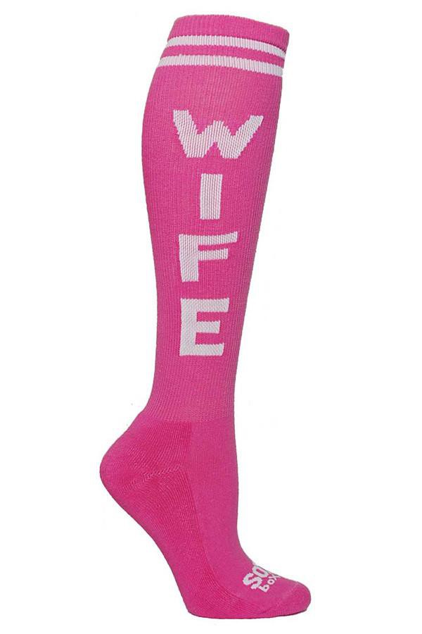 athletic pink socks