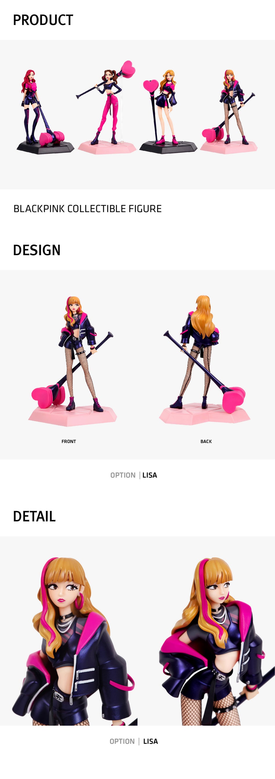 BLACKPINK Figure Lisa Product Details