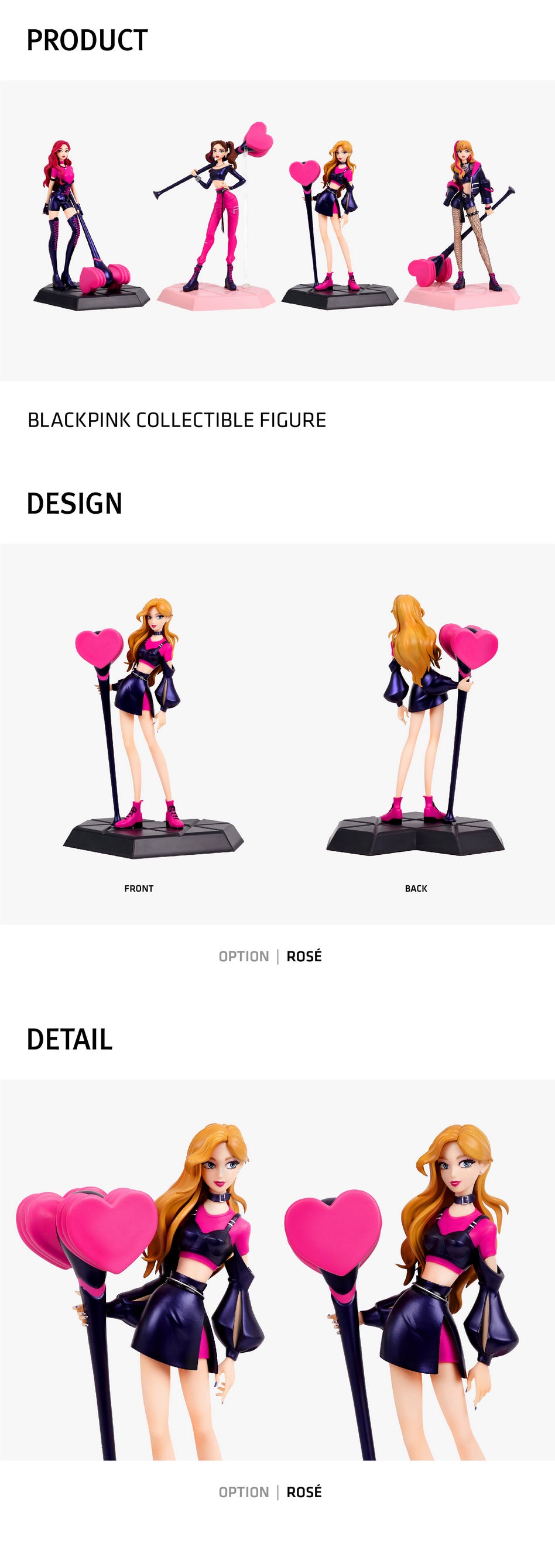 BLACKPINK Figure Rosé Product Details