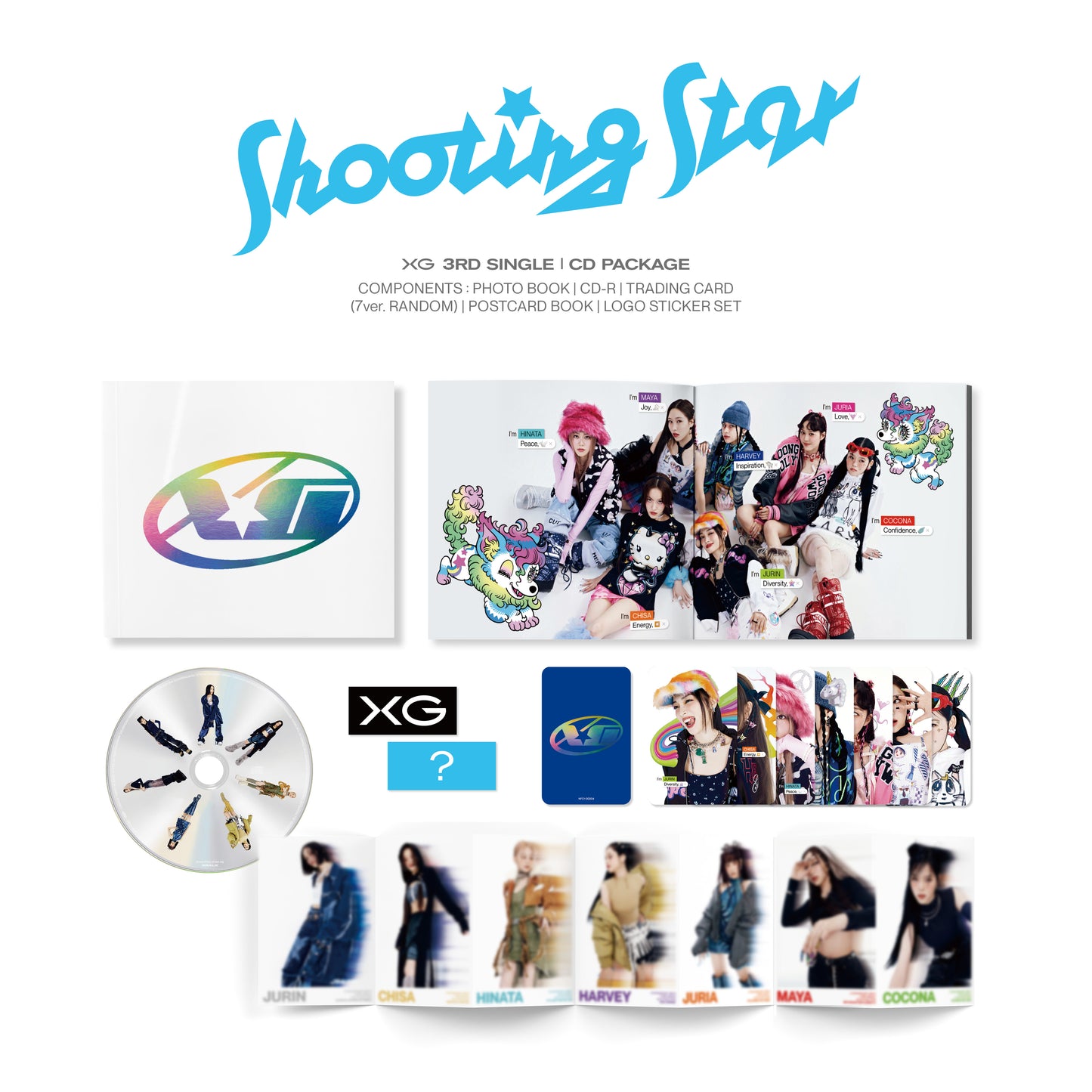 公式の店舗 XG Shooting Star CD BOX Harvey ハーヴィー K-POP・アジア 