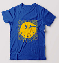 Load image into Gallery viewer, Good Vibes Emoji T-Shirt for Men-Royal Blue-Ektarfa.online
