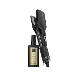 ghd Duet Style Hot Air Styler in Black + Sleek Talker Hair Oil