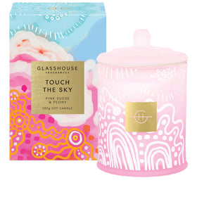 GLASSHOUSE FRAGRANCES Touch the Sky 380g Triple Scented Soy Candle