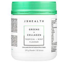 JSHealth Greens + Collagen 195g