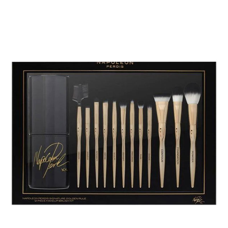 Napoleon Perdis Signature Golden Rule 12-Piece Brush Kit