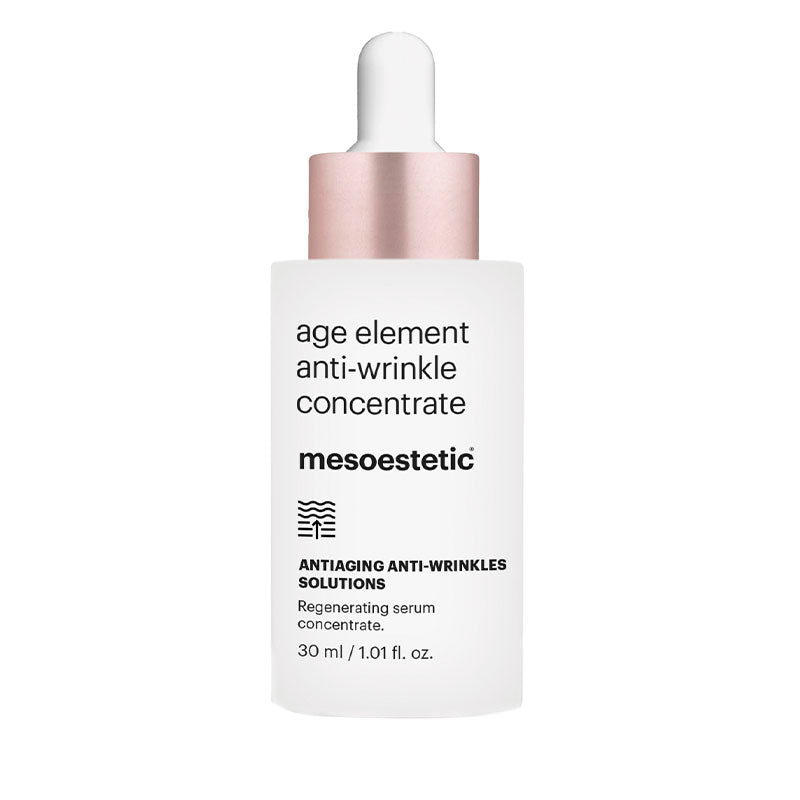 age element anti-wrinkle concentrate mesoestetic ANTIAGING ANTI-WRINKLES SOLUTIONS Regenerating serum concentrate. 30 ml 1.01fl. oz. 