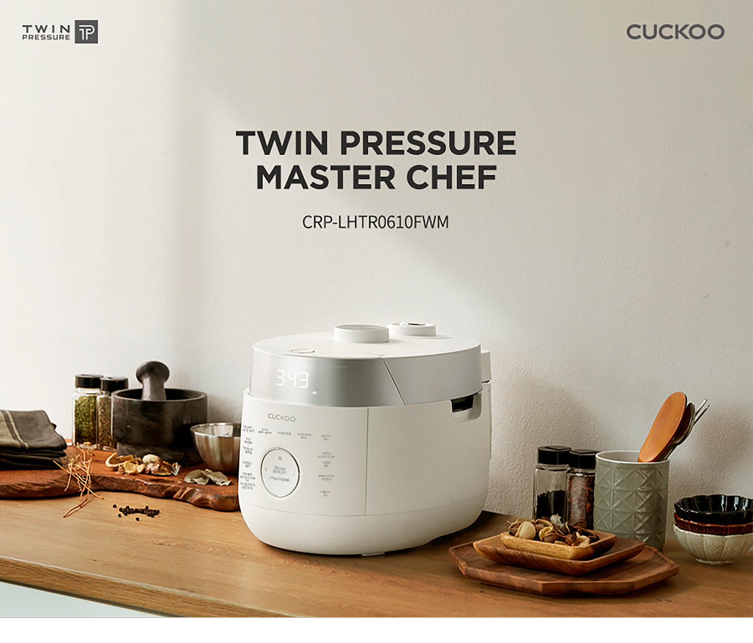 Twin pressure master chef