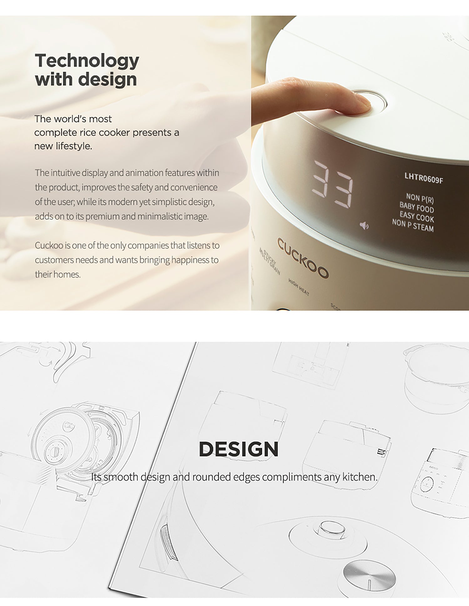 technology with design, Close up pictures of the minimalism design features