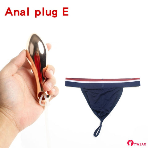 Wife Anal Panties - Tapon Plug Anal Beads YWZAO Men's Panties Underwear Thongs Adult Sex P â€“  sextoygo