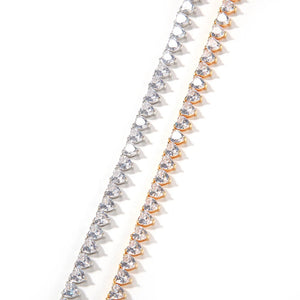 Marie Heart Tennis Bracelet - Heircessory