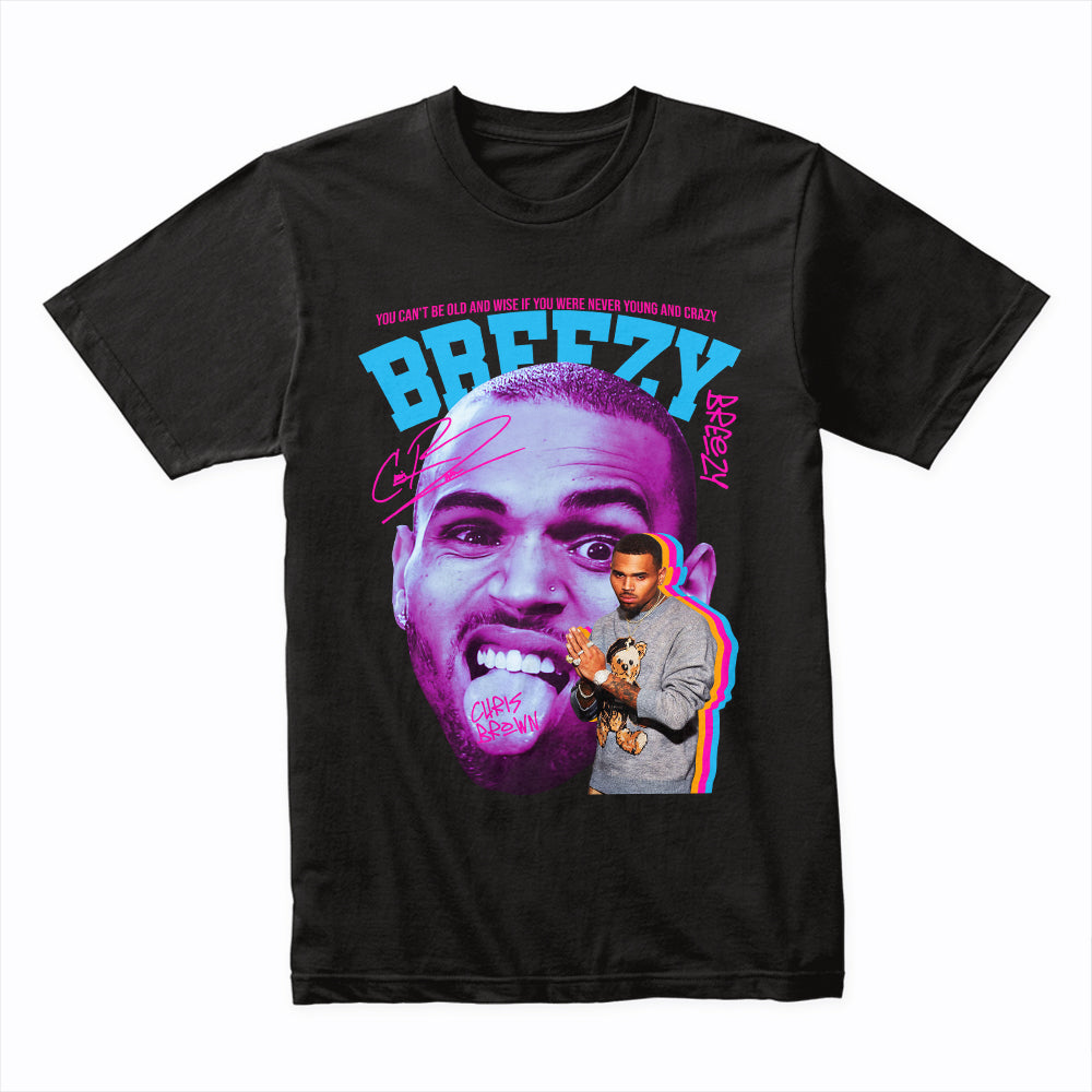 CHRIS BROWN - BREEZY - VINTAGE BOOTLEG TEE