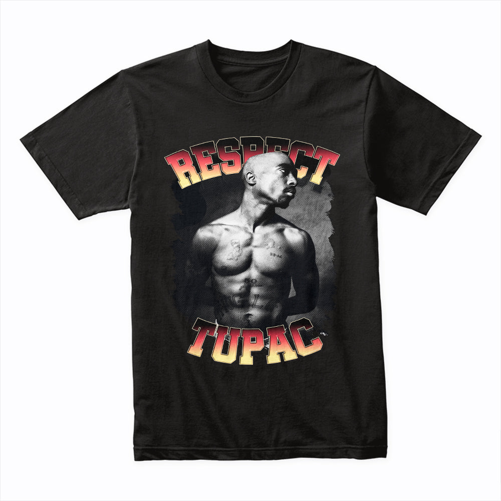 2PAC- RESPECT - VINTAGE BOOTLEG TEE