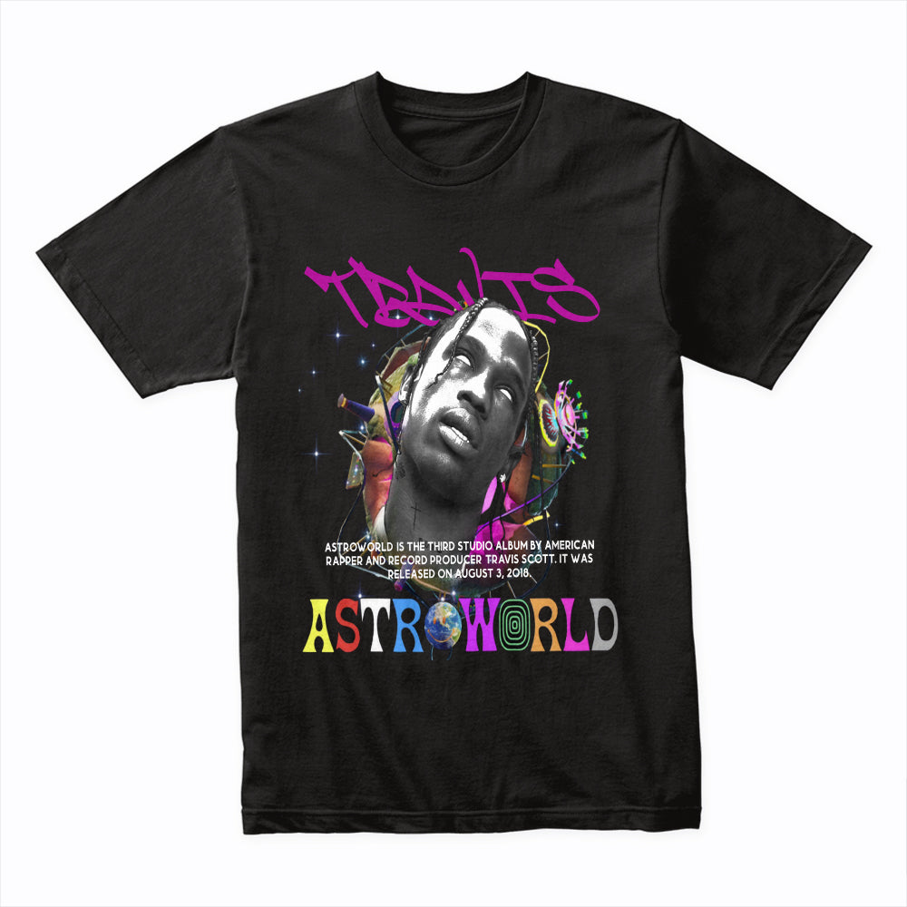 TRAVIS SCOTT - ASTRO WORLD - VINTAGE BOOTLEG TEE