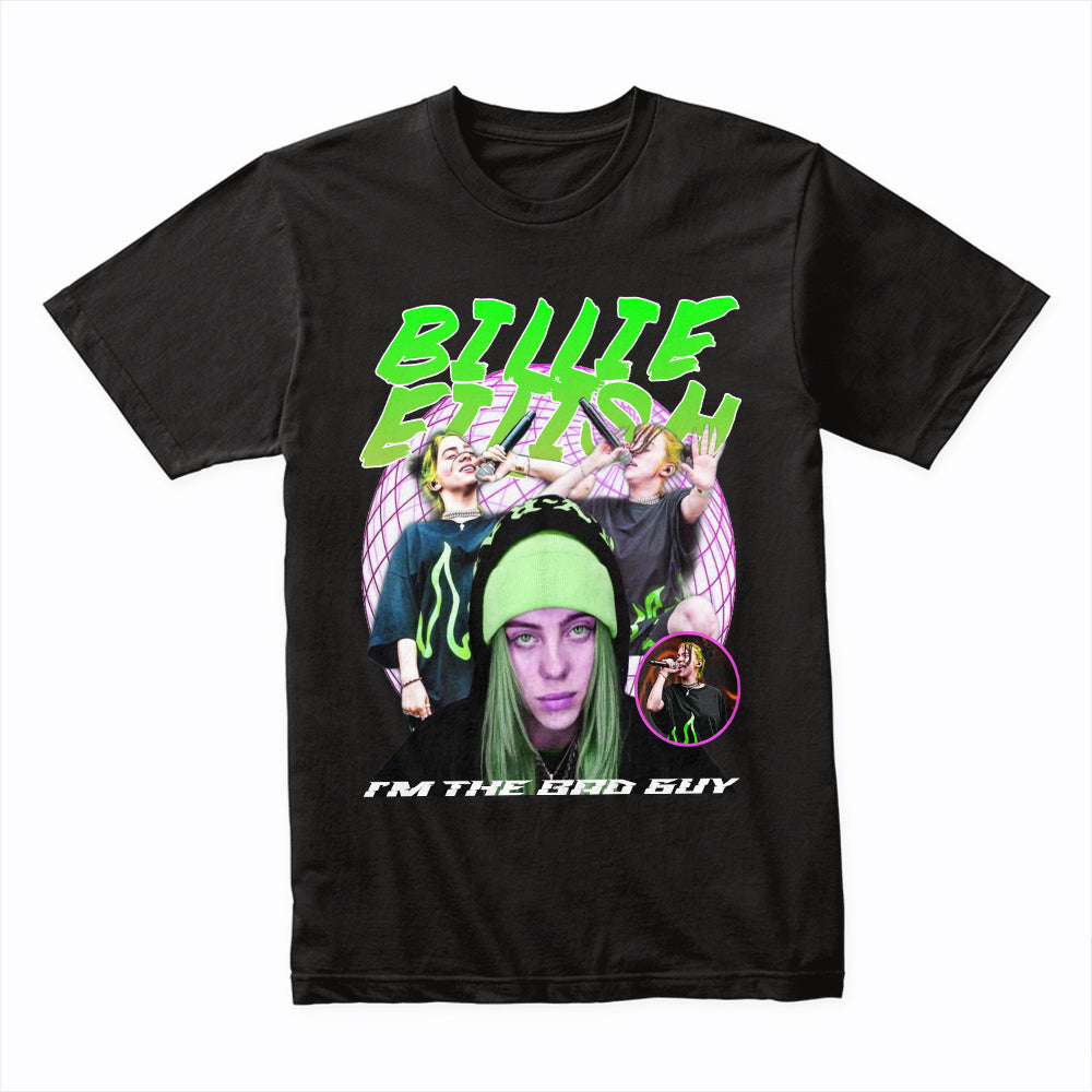 BILLIE EILISH - I'M THE BAD GUY - VINTAGE BOOTLEG TEE