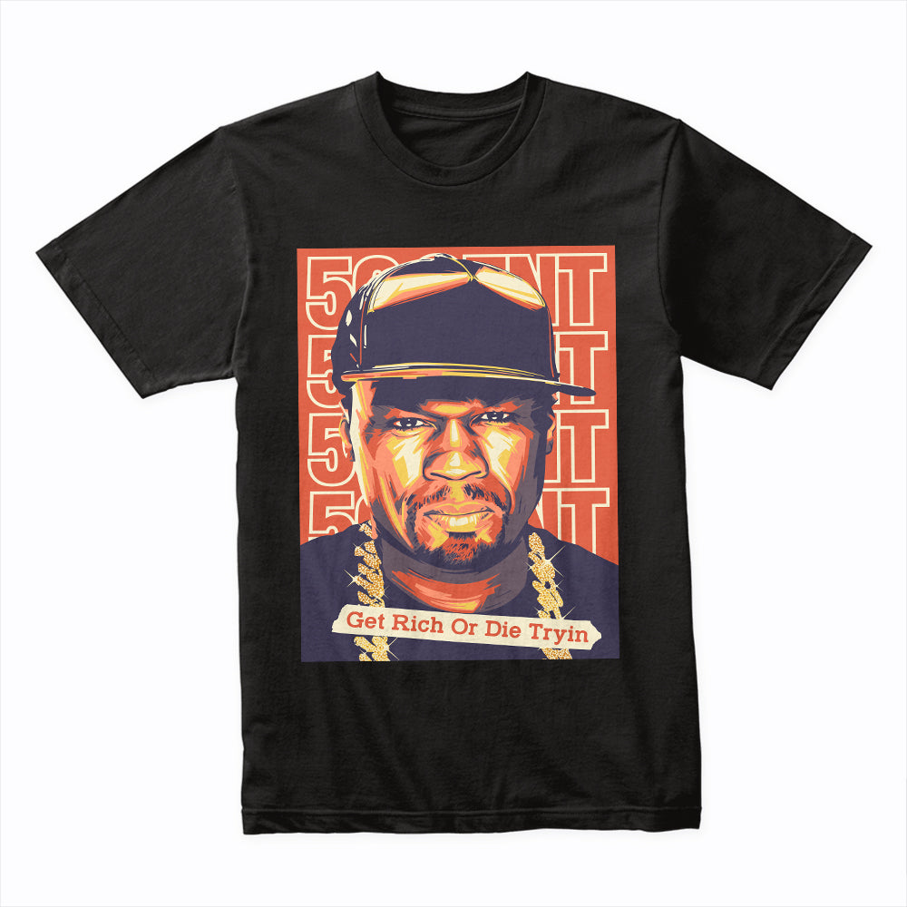 50 CENT - GET RICH OR DIE TRYIN - VINTAGE BOOTLEG TEE