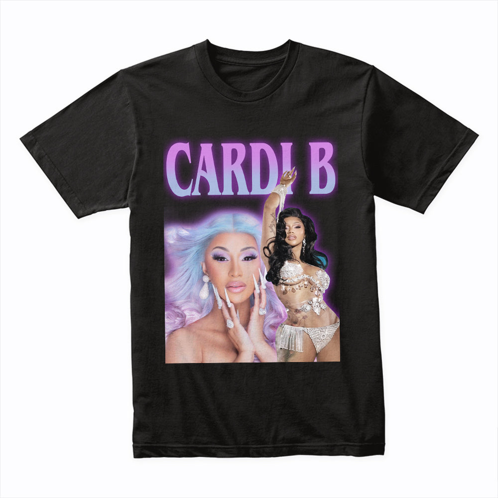 CARDI B - BODAK YELLOW - VINTAGE BOOTLEG TEE