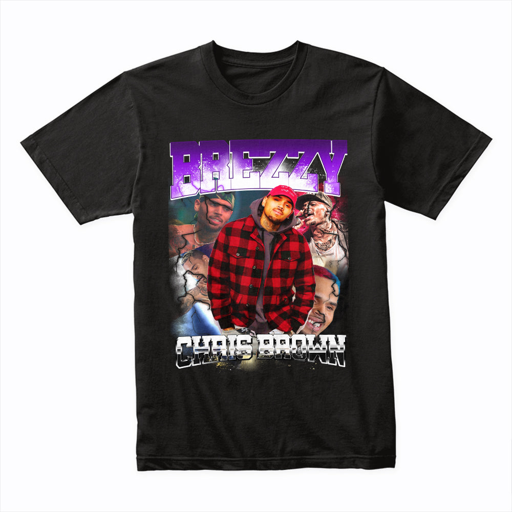 CHRIS BROWN - BREEZY - VINTAGE BOOTLEG TEE