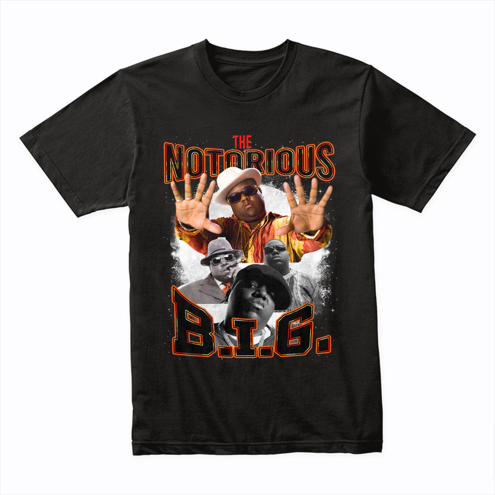 CHRISTOPHER WALLACE- NOTORIOUS BIG - VINTAGE BOOTLEG TEE