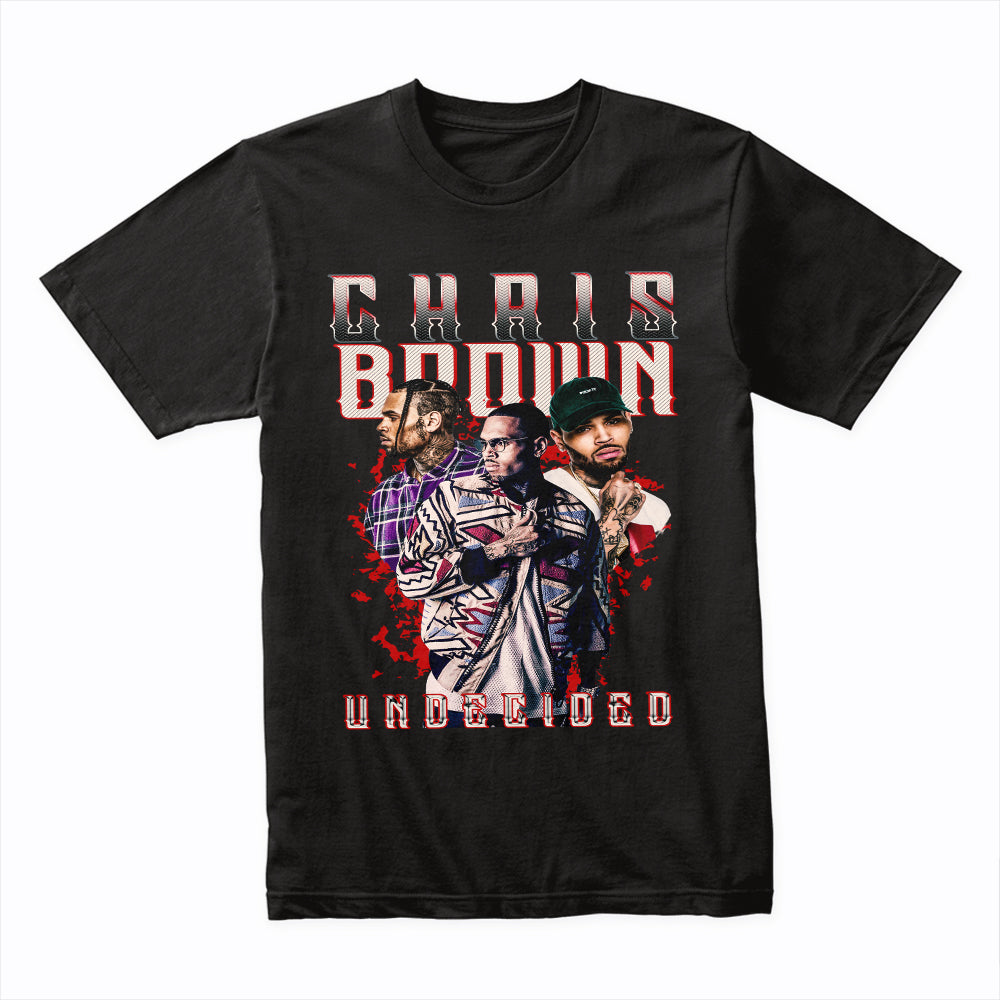 CHRIS BROWN - UNDECIDED - VINTAGE BOOTLEG TEE