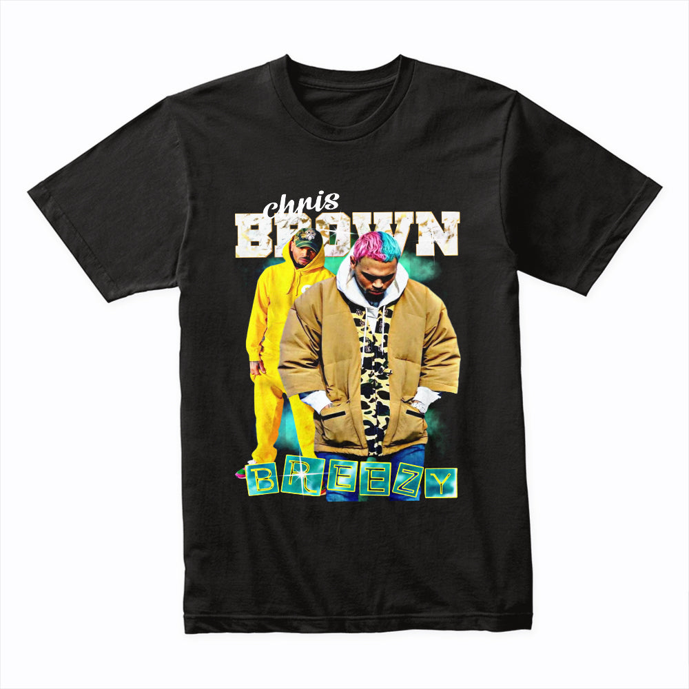 CHRIS BROWN - BREEZY - VINTAGE BOOTLEG TEE