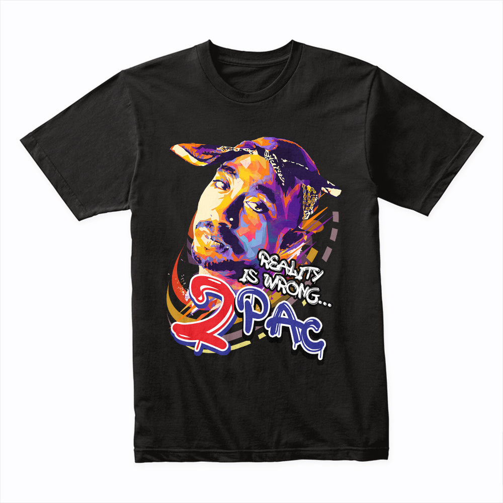 2PAC - REALITY IS WRONG - VINTAGE BOOTLEG TEE