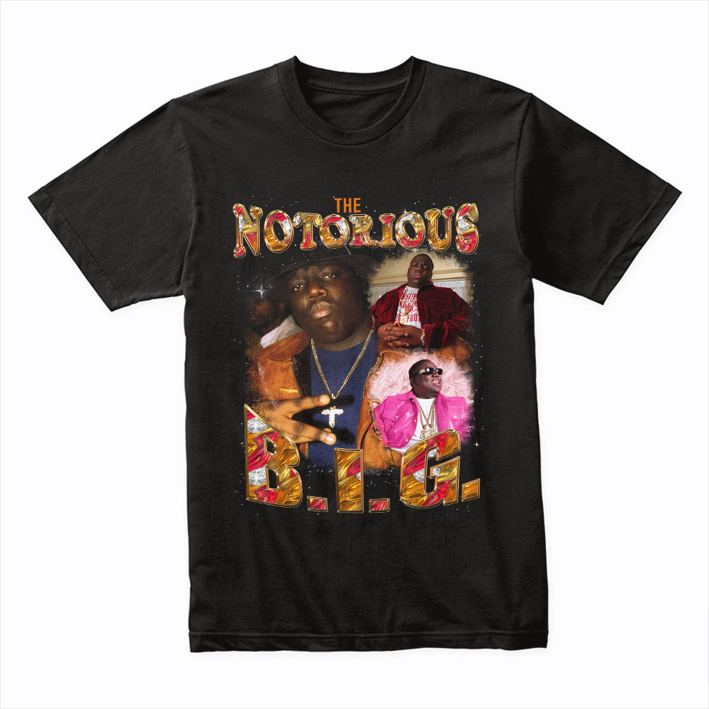 THE NOTORIOUS - B.I.G - VINTAGE BOOTLEG TEE