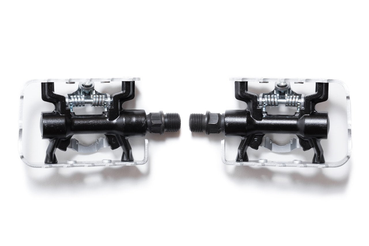 dual bicycle pedals