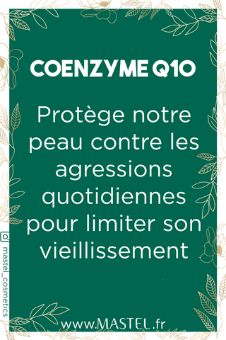 Podcast cosmétique, coenzyme Q10 protège notre peau contre les agressions quotidiennes pour limiter son vieillissement