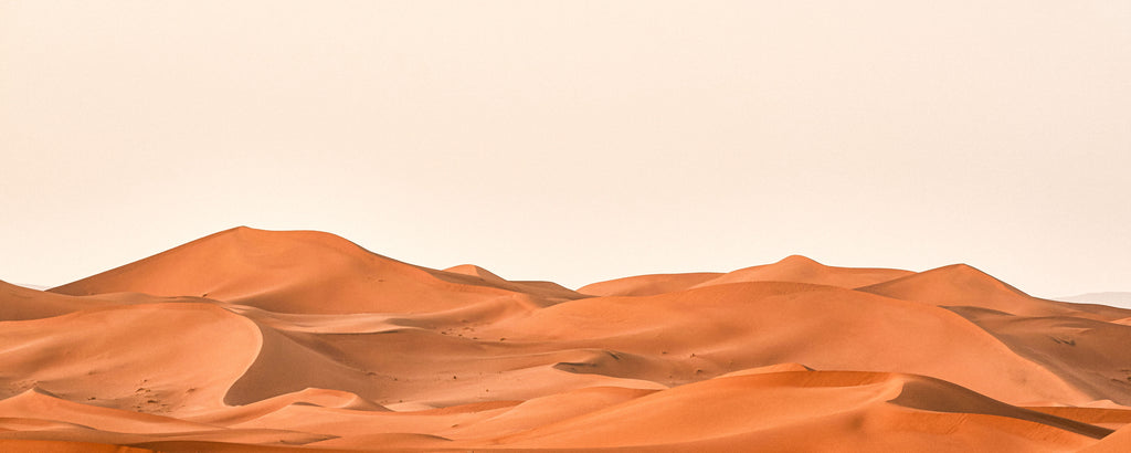 Peau sèche, représenté par un desert