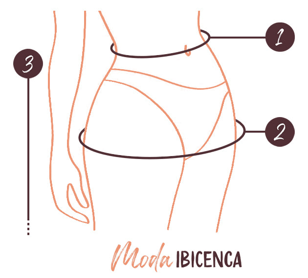 Guia de medidas para nuestros pantalones ibicencos