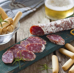 Small Format Salami Display with Accompaniments from Antonelli's Cheese