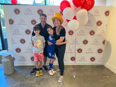 The Antonelli family celebrating at the new South Lamar location