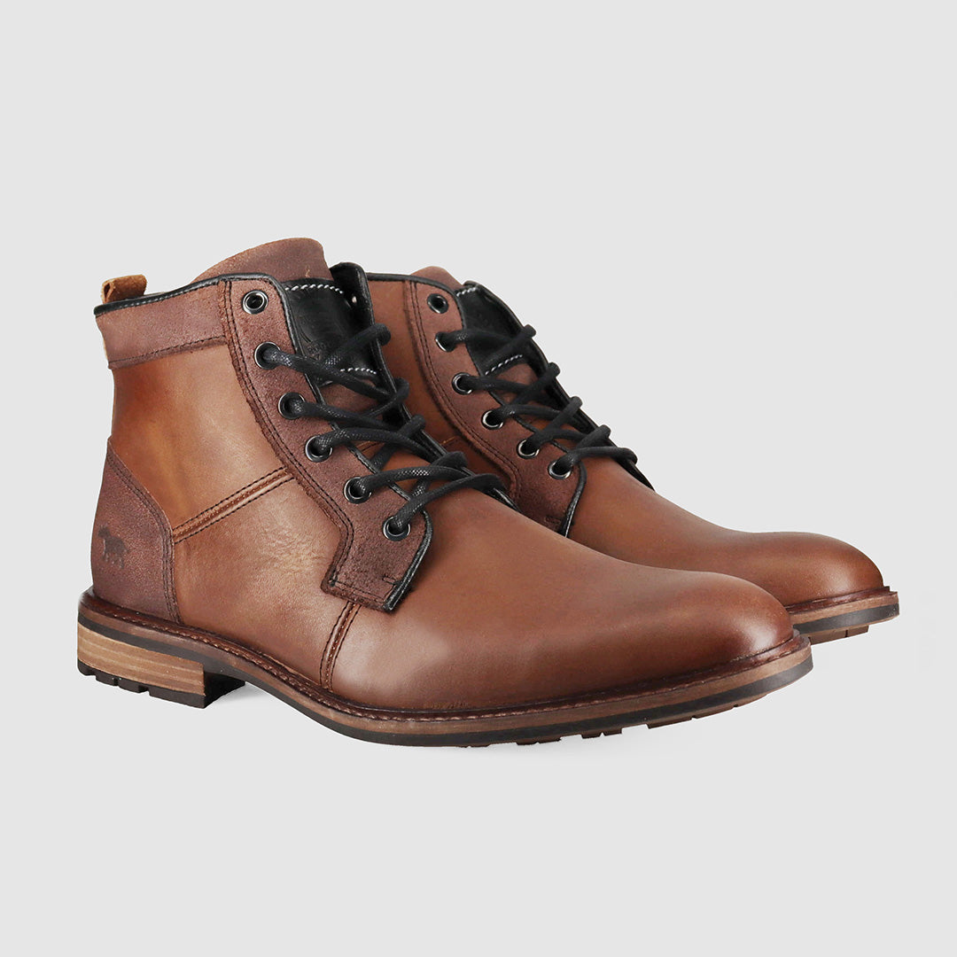 Tyler Brown - Mens Lace Up Boots - Wild Rhino Shoes