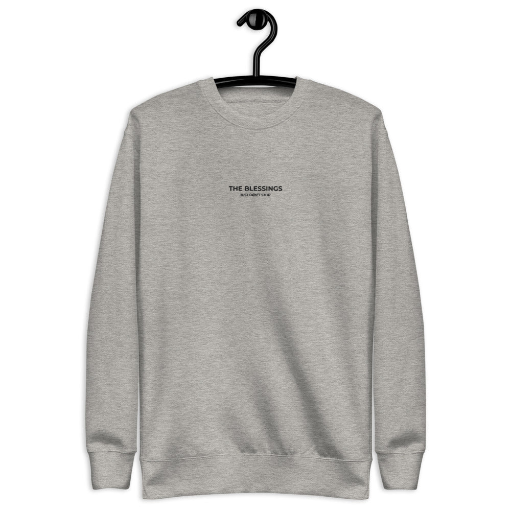 TB12 Timeless Crewneck Top in Gray | Size Medium