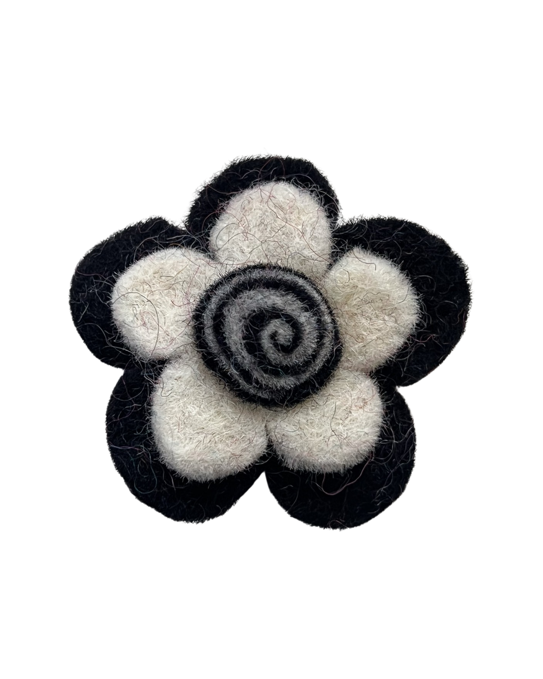 Wool Flower Pin