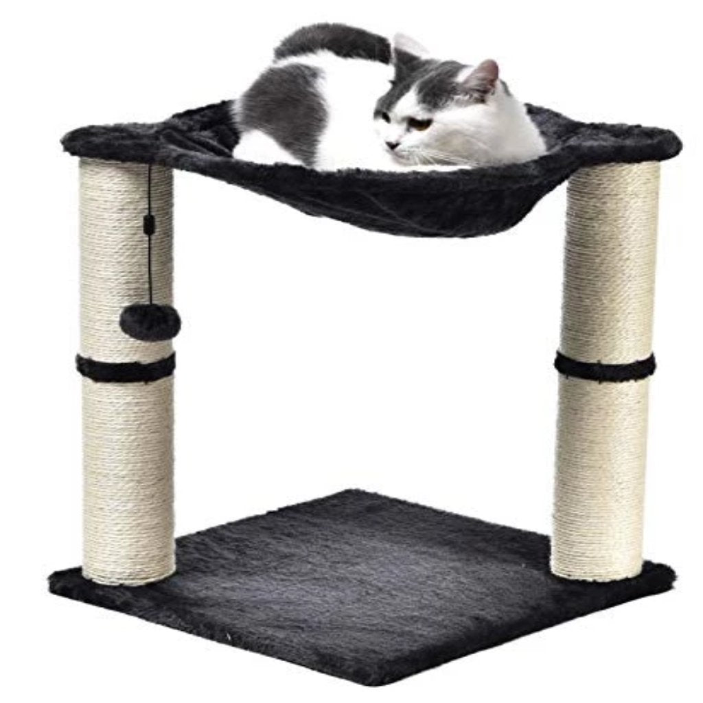 Photo 1 of AmazonBasics Cat Condo Tree Tower with Hammock Bed and Scratching Post
