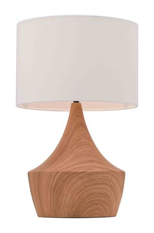 Table lamp-Wood with white shade