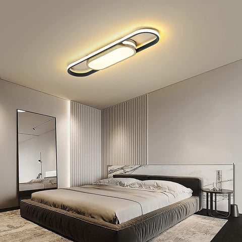 Modern Linear LED Flush Mount Ceiling Lights