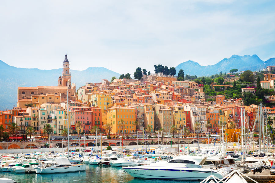 Hafen von Menton