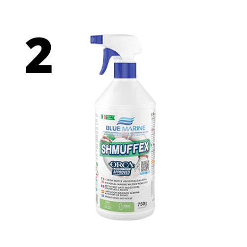 Clean Boat - produit nettoyant bateau, semi-rigide, pneumatique - 1 litre