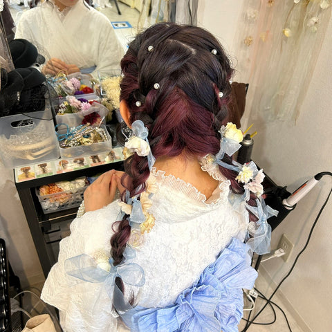 梨花和服　ヘアメ　ヘアメイク