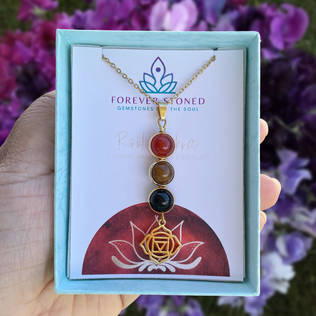 Buy Chakra Crystal Necklace, 7 Chakra Necklace, Yoga Gift for Her, Boho  Rainbow Necklace, Balancing Necklace, Healing Chakras Necklace Good Vibe  Online in India - Etsy