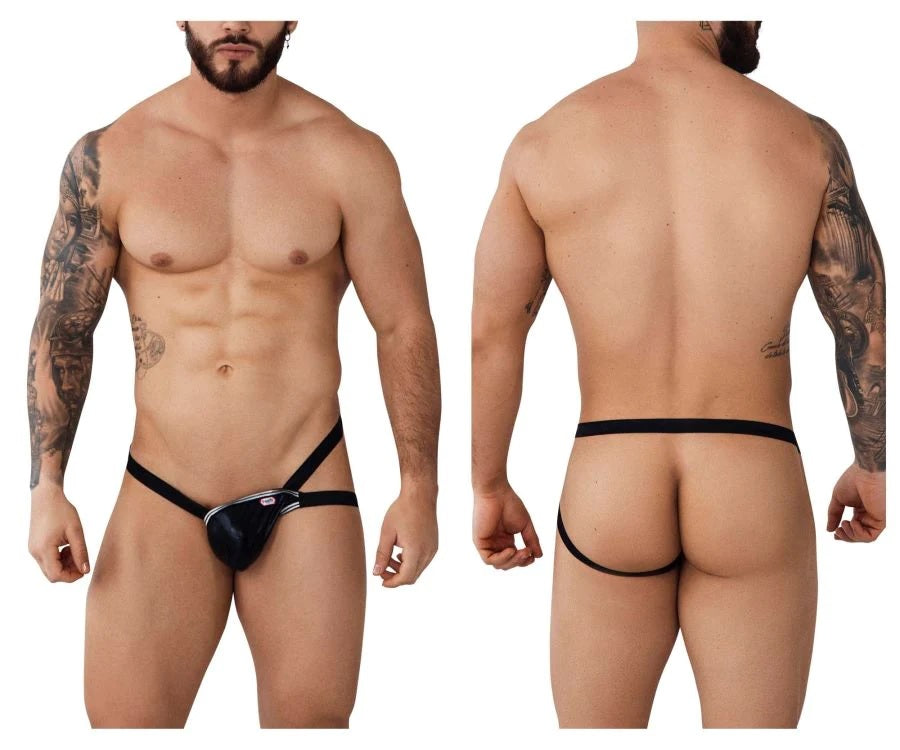 Pikante 1013 Napoles Jockstrap Black Mens Underwear Spangla