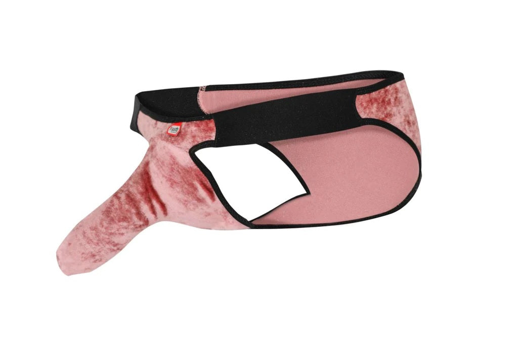 Pikante 1098 Clandestine Velvet Bikini Pink Mens Underwear Spangla