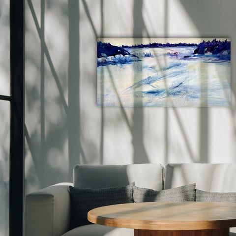 painting by artterra artist Laurie J Cochrane in a Zen Interior Design 