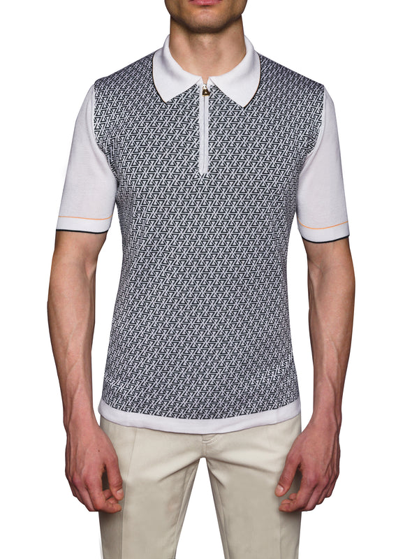 Dior Oblique Polo Shirt Khaki Cotton Jacquard